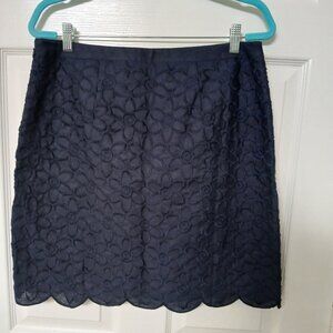 Navy Pencil Skirt - size 12